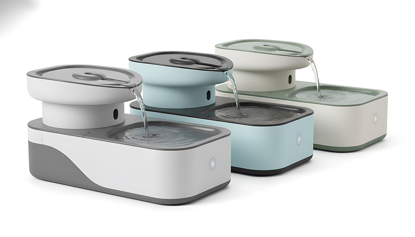 Automatic Cat Water Fountain with Filter (2L Capacity).