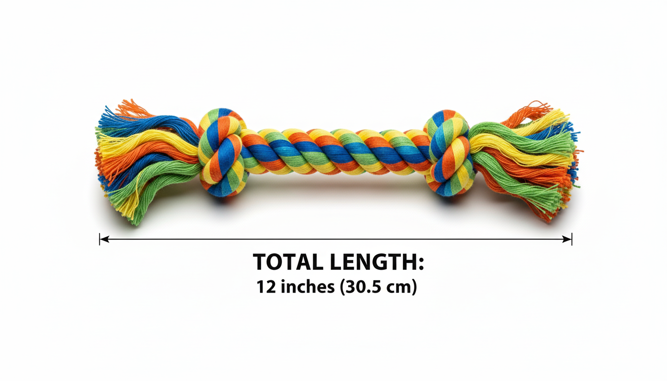 Durable Cotton Rope Tug Dog Toy for Teeth Cleaning