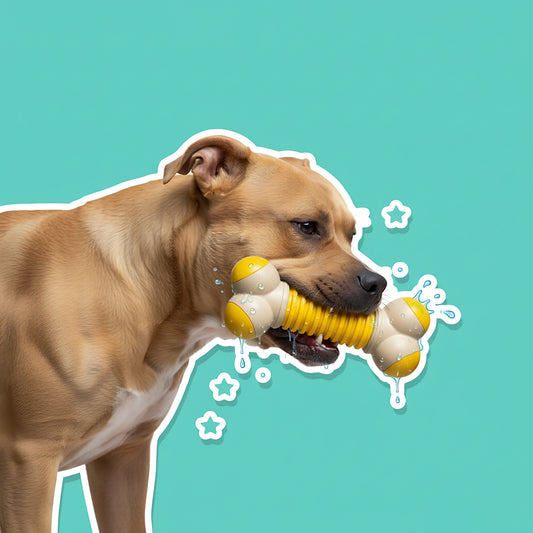 Indestructible Dog Chew Toy – Ultra Durable Rubber Bone for Aggressive Chewers & Training