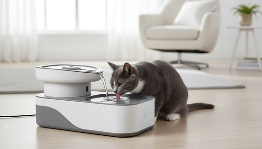 Automatic Cat Water Fountain with Filter (2L Capacity).
