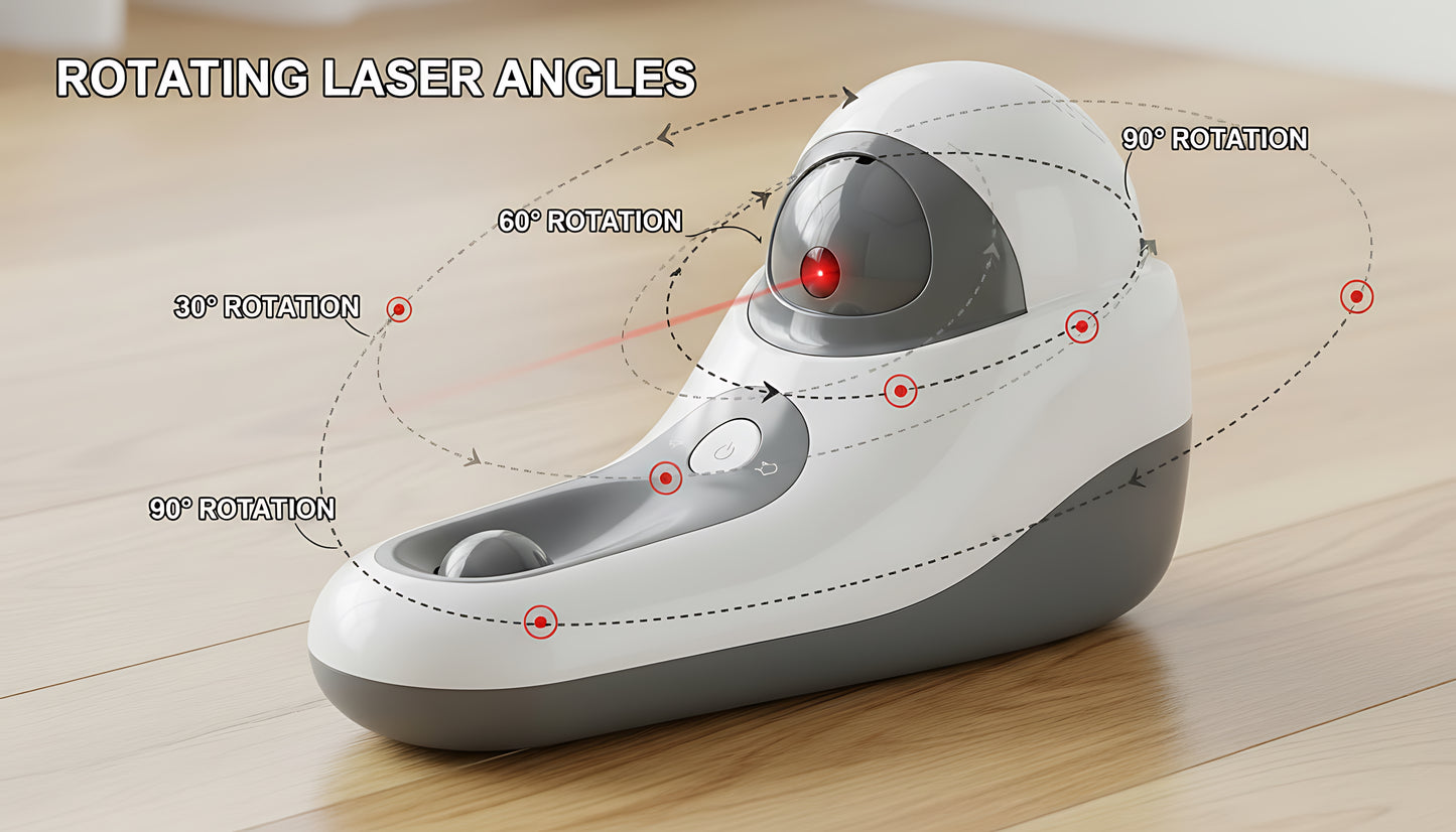 Automatic Rotating Laser Cat Toy for Indoor Cats