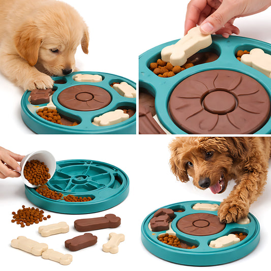 Smart Interactive Puzzle Dog Toy – Boredom Buster & Treat Dispenser for Dogs
