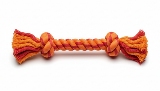 Durable Cotton Rope Tug Dog Toy for Teeth Cleaning